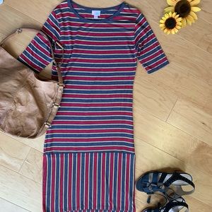 Striped t-shirt dress